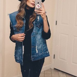 Denim vest